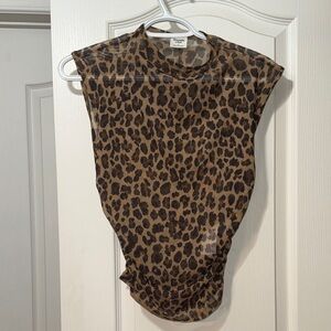 Abercrombie & Fitch Leopard Print Tank Top